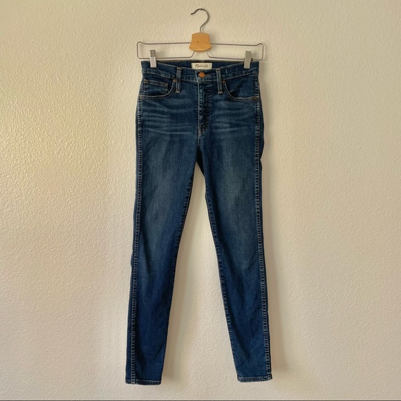 MADEWELL 10” High Rise Skinny Denim Jeans | 25 - Picture 4 of 15